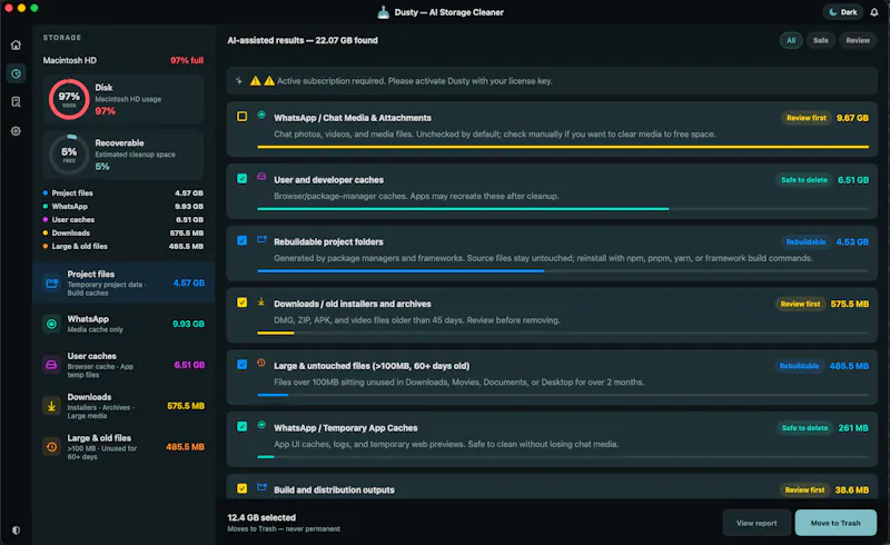 Dusty screenshot 3