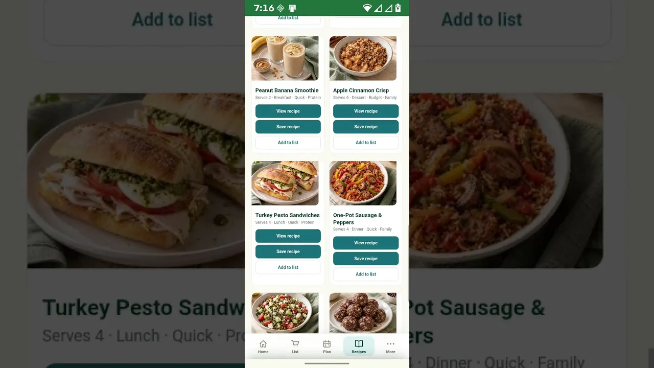 ListLeaf — Plan, Shop & Save gallery image