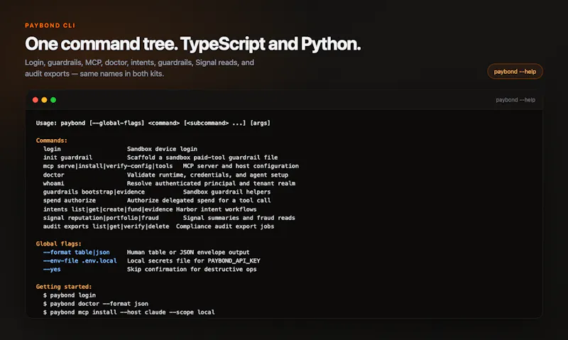 Paybond CLI screenshot 4