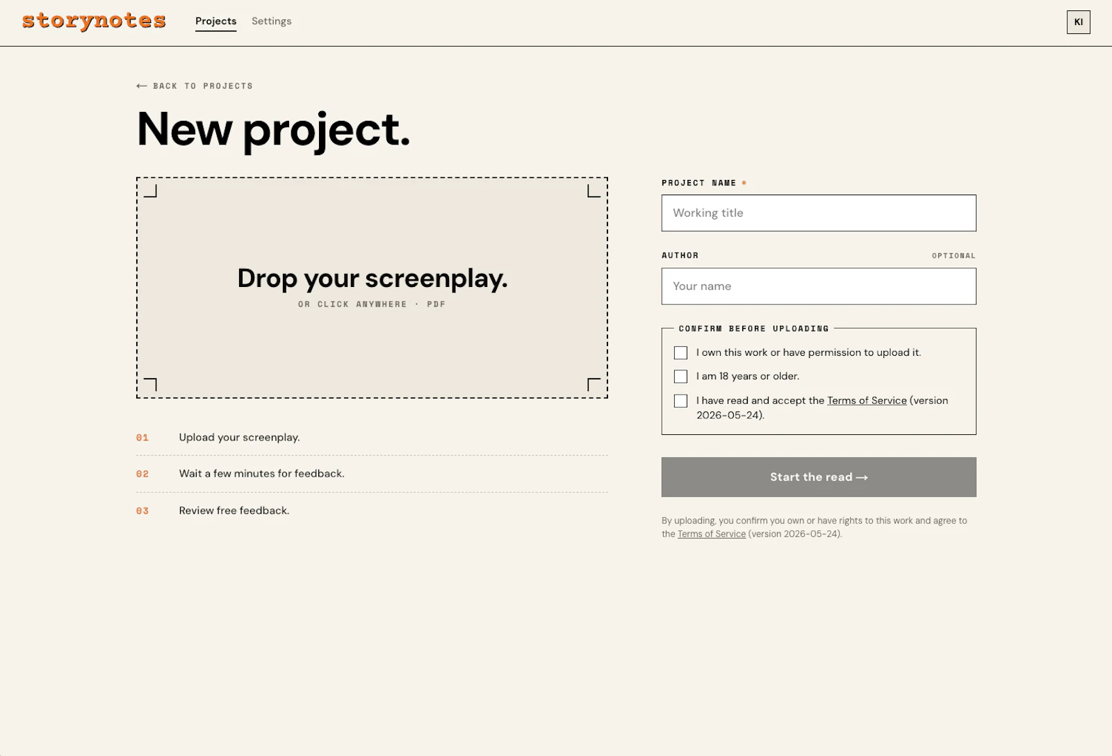 StoryNotes screenshot 1