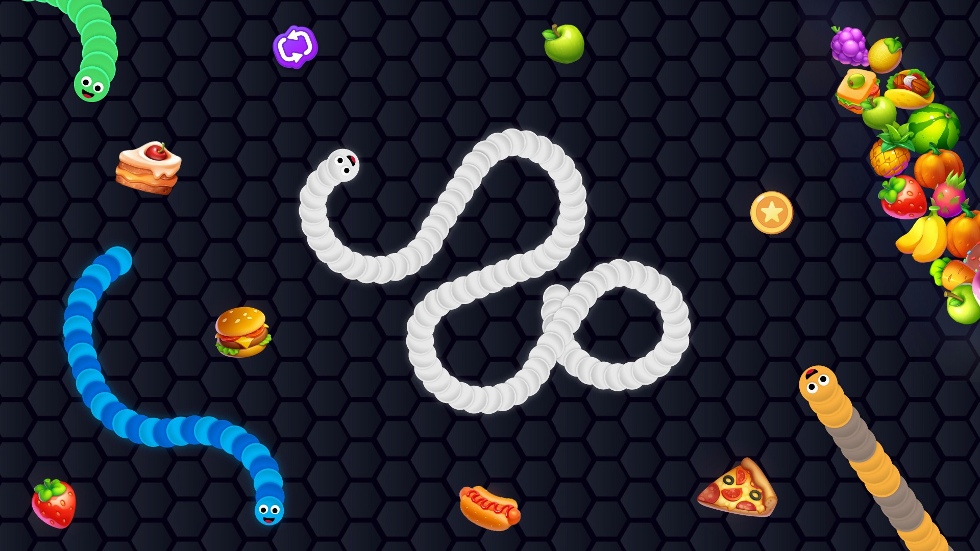 Snake vs Worms - Jogo para Mac, Windows (PC), Linux - WebCatalog
