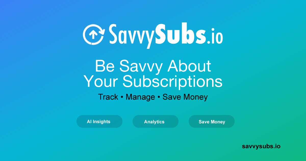 SavvySubs.io gallery image