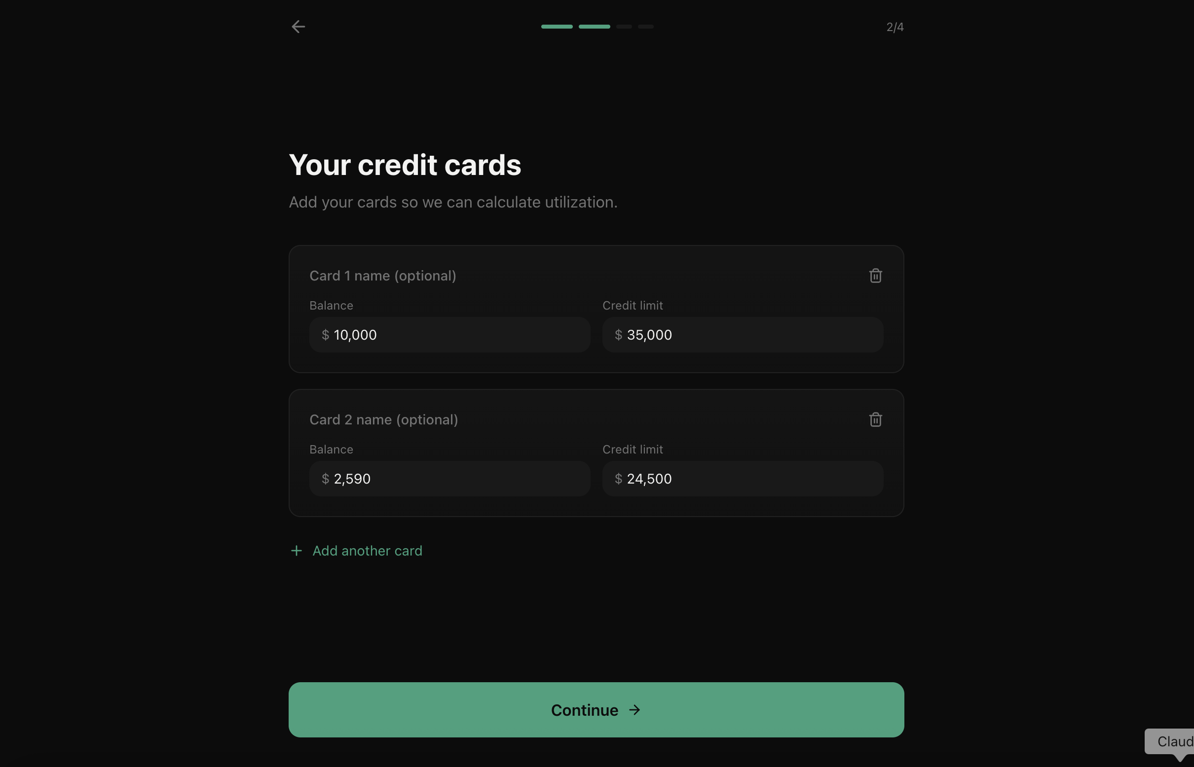 Opti Credit — A better way to decide gallery image