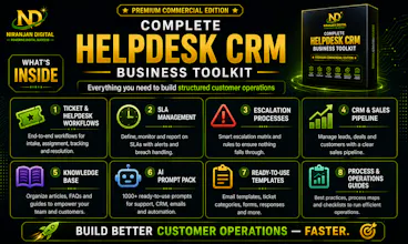 Complete Helpdesk CRM Business Toolkit gallery image