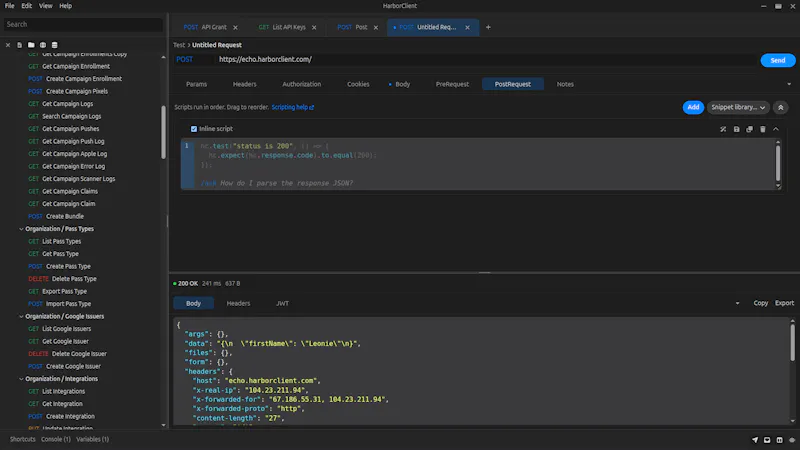 HarborClient screenshot 7