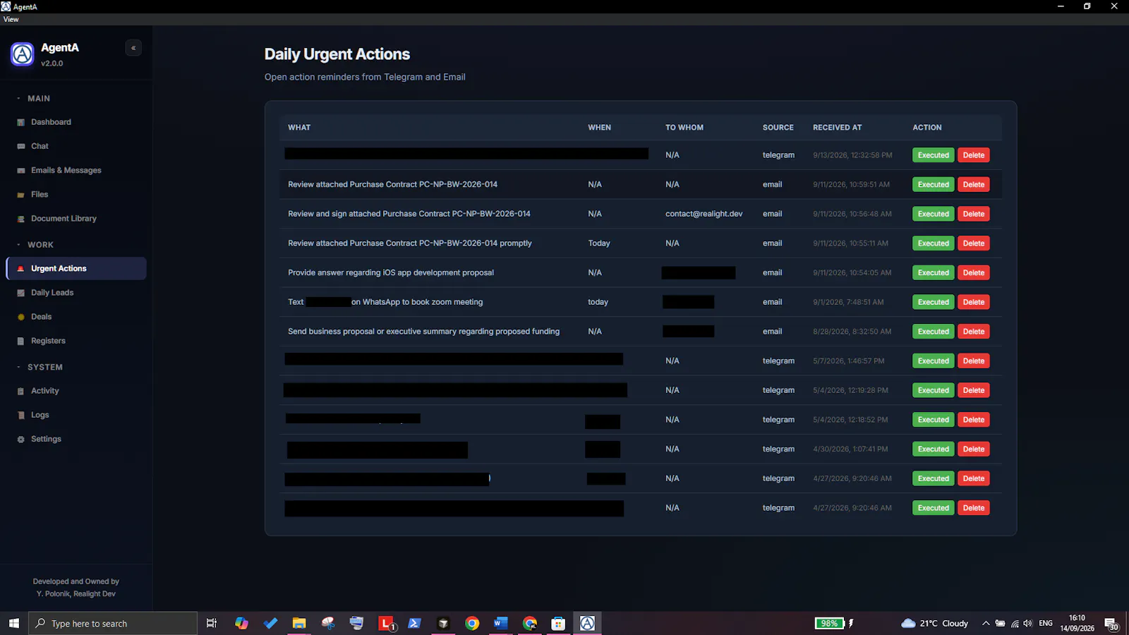 AgentA Personal screenshot 10