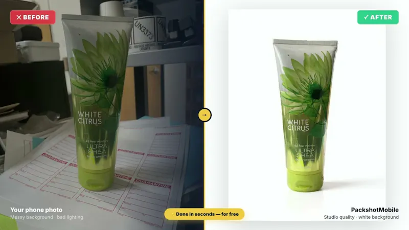 Packshot Mobile screenshot 1 (video preview)