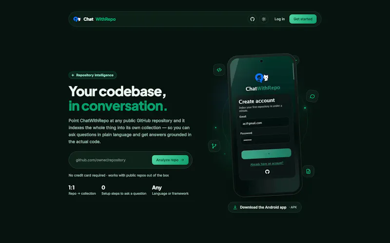 ChatWithRepo screenshot 2