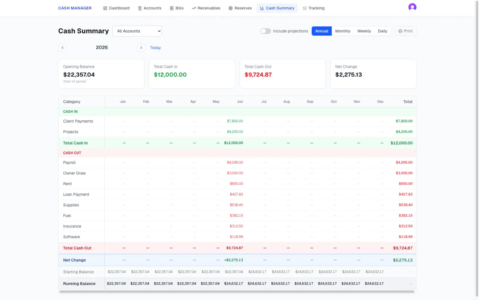 Business Cash Manager screenshot 4