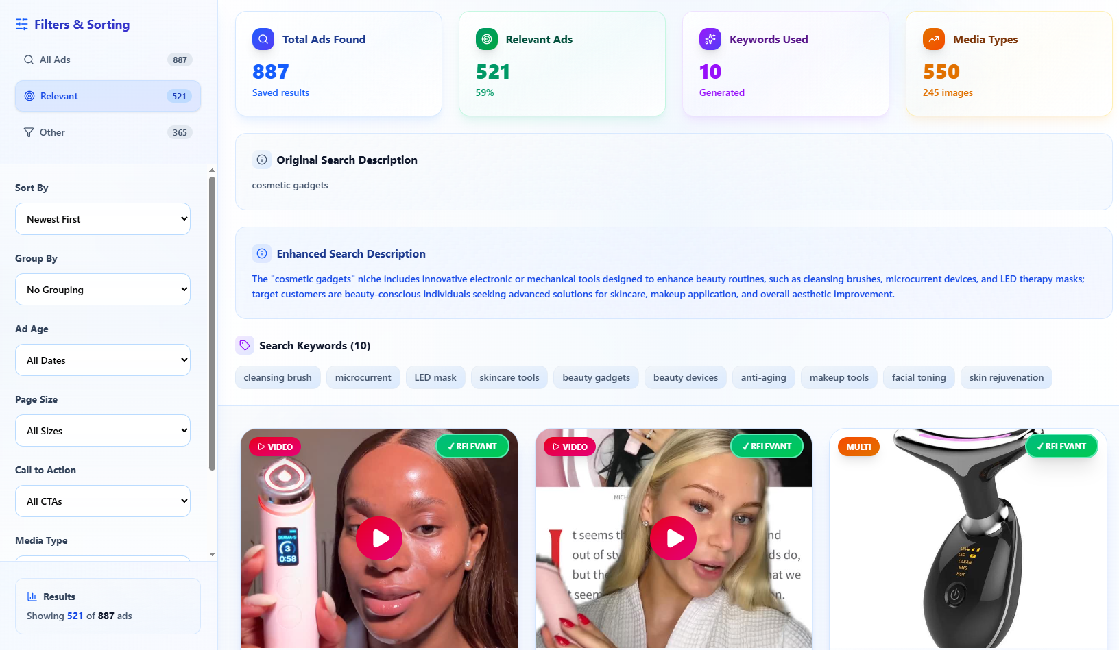 Meta Reklam Kütüphanesi 2.0 - Alakasız reklamlarda kaydırmayı bırakın medya 2