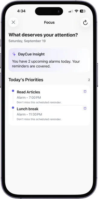 DayCue - Daily Agenda Agent 截图 4