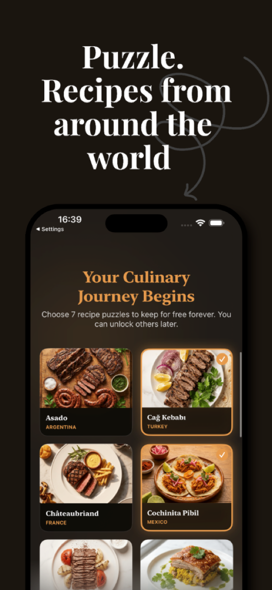 ZEST Culinary Puzzle Game FREEBIE gallery image