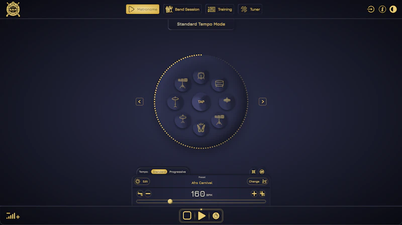 Real Drum Metronome screenshot 1