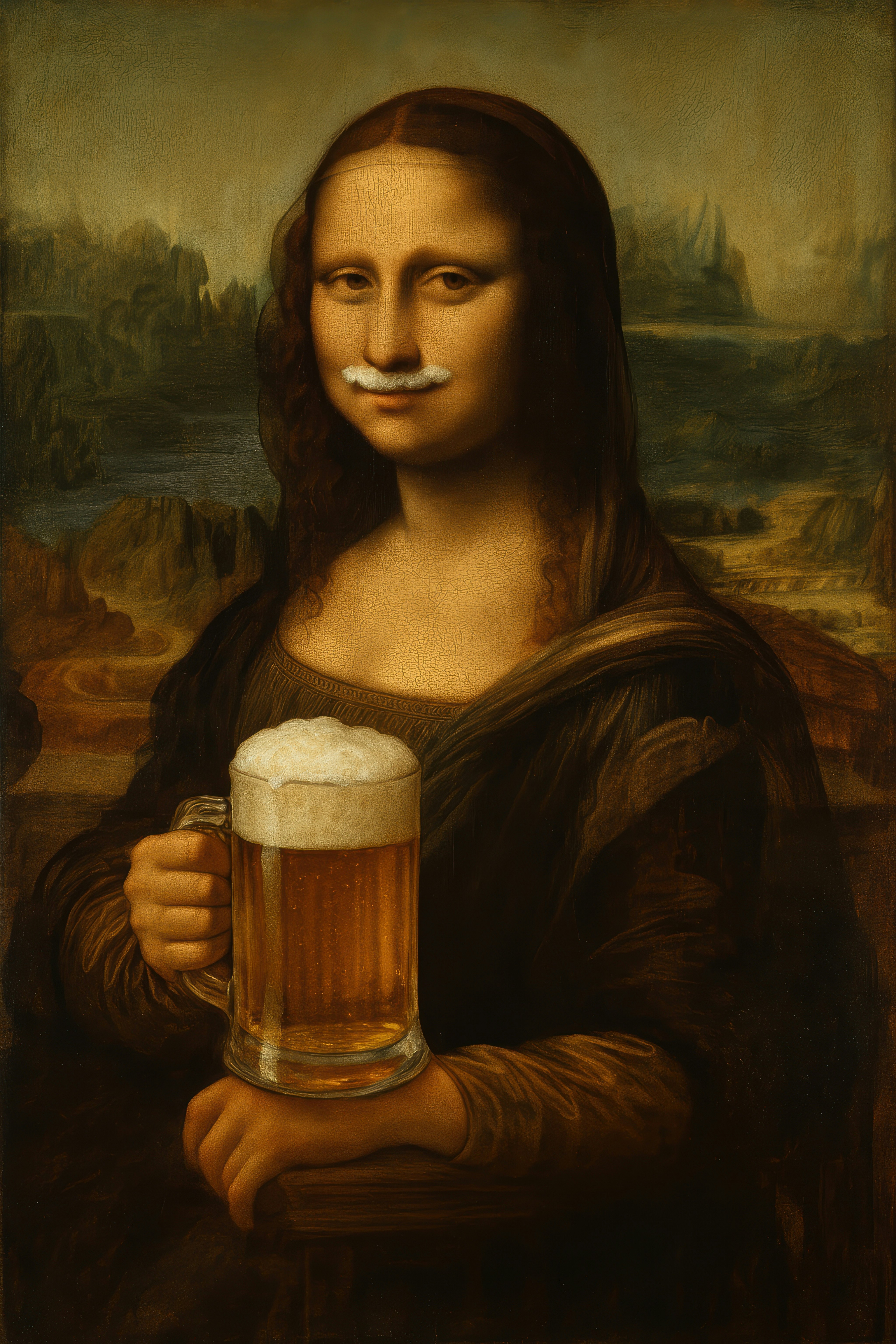Funny Mona Lisa Poster - Mona Lisa like you have never seen her before media 3