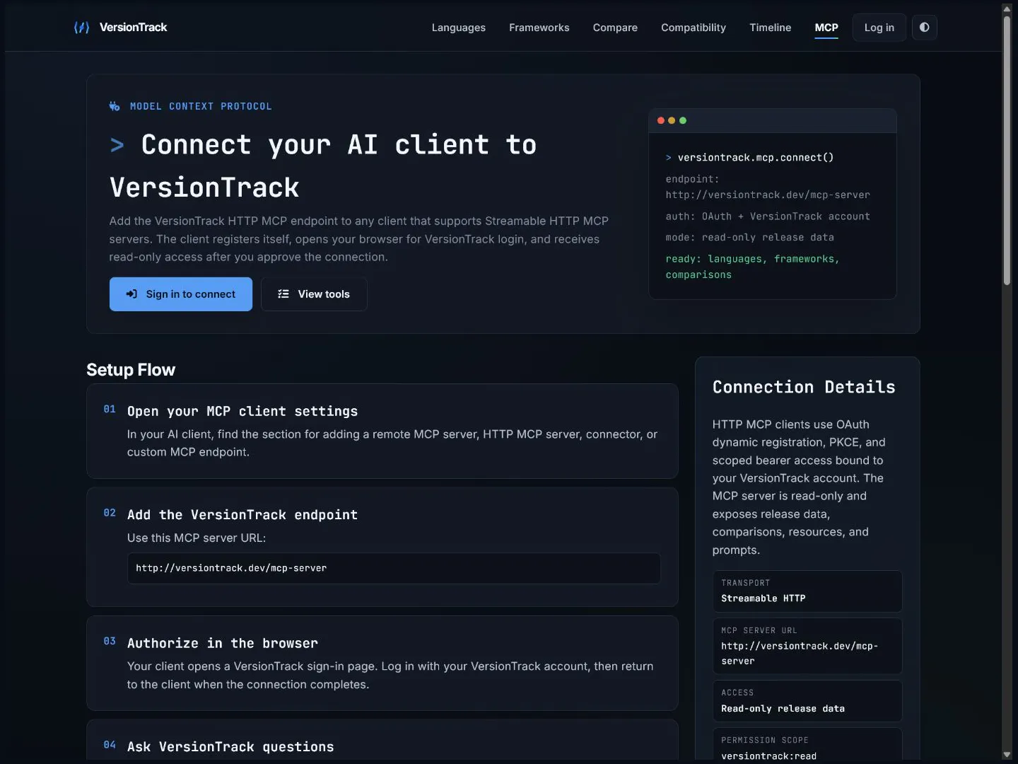VersionTrack · Updates Radar gallery image