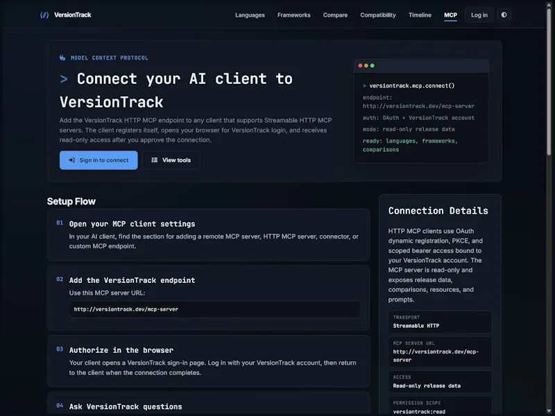 VersionTrack · Updates Radar screenshot 3