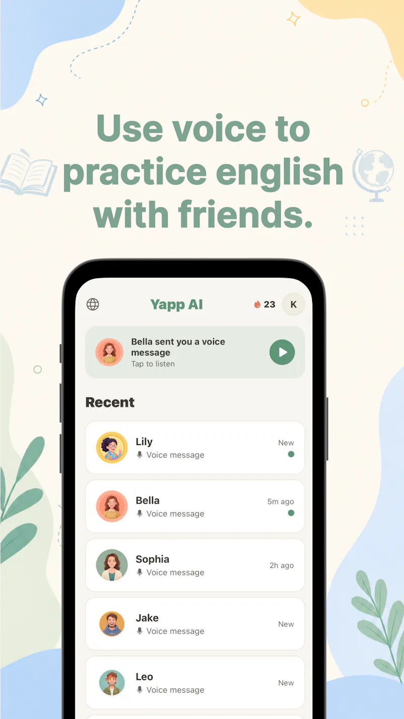 Yapp AI: Whatsapp For English Practice screenshot 6