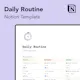 Daily Routine Template