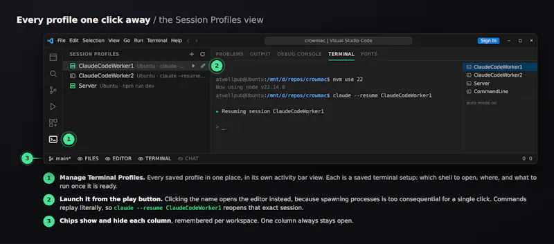 Terminal Session Profiles screenshot 5