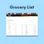 Notion Grocery List