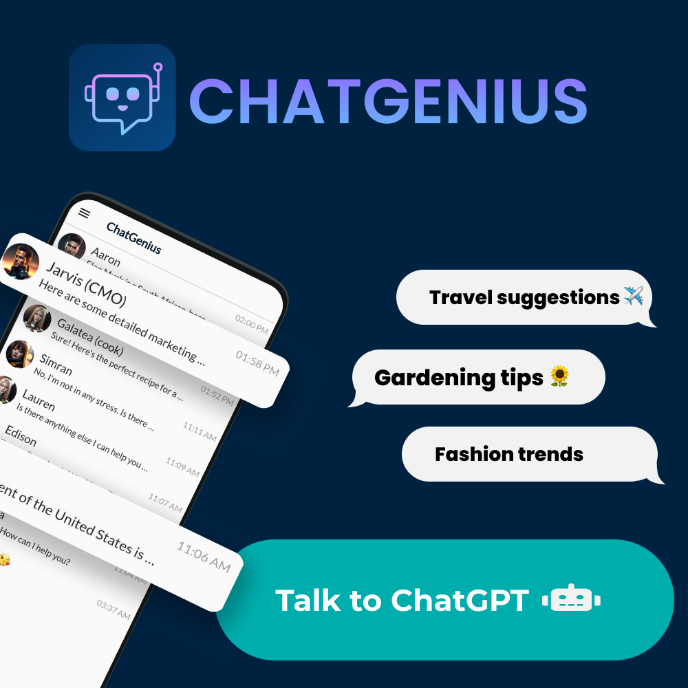 Média Chatgenius - Discuter avec génie |Obtenir une assistance personnelle IA 2