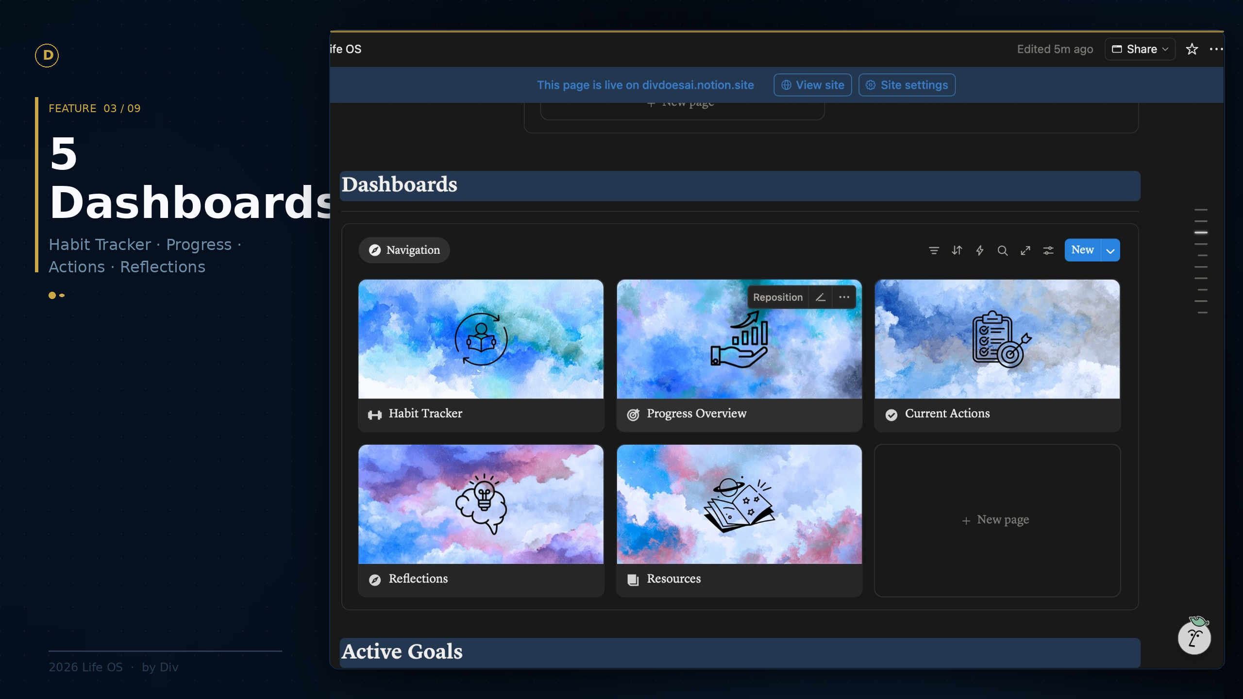 2026 Life OS Notion gallery image