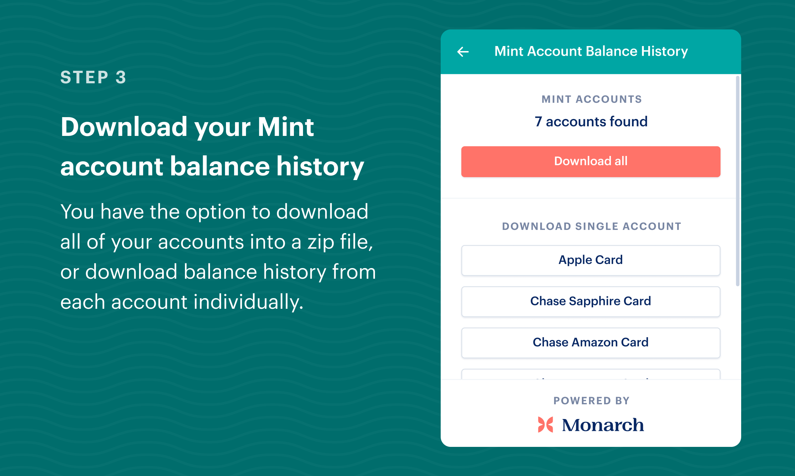 Mint Data Exporter, by Monarch media 5