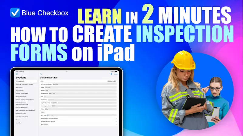 iPad Inspection App for Small Businesses screenshot 1 (video preview)