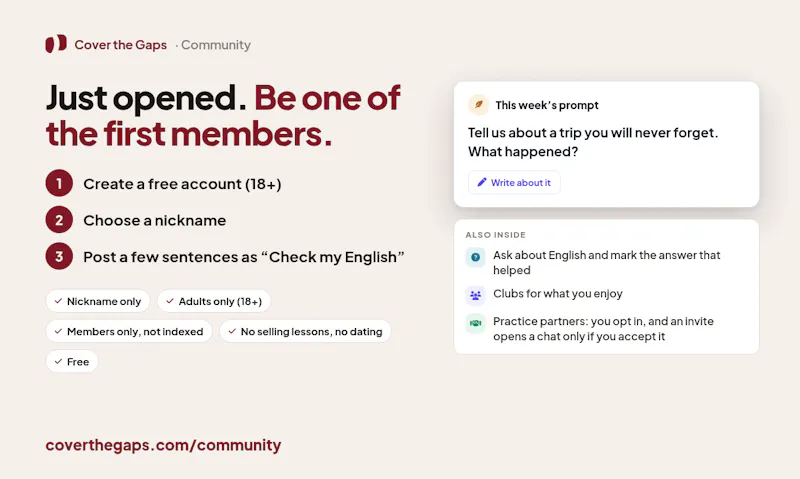 Cover the Gaps Community screenshot 7