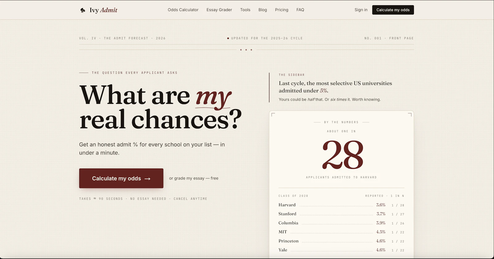 Ivy Admit screenshot 1