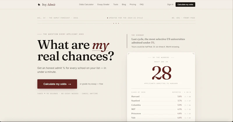 Ivy Admit screenshot 1
