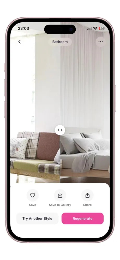 RoomAI - Interior Design - Screenshot 2 showing product features and functionality