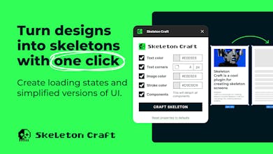 Skeleton Craft – Figma plugin gallery image