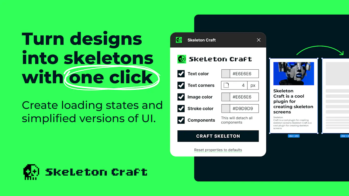 Skeleton Craft – Figma plugin