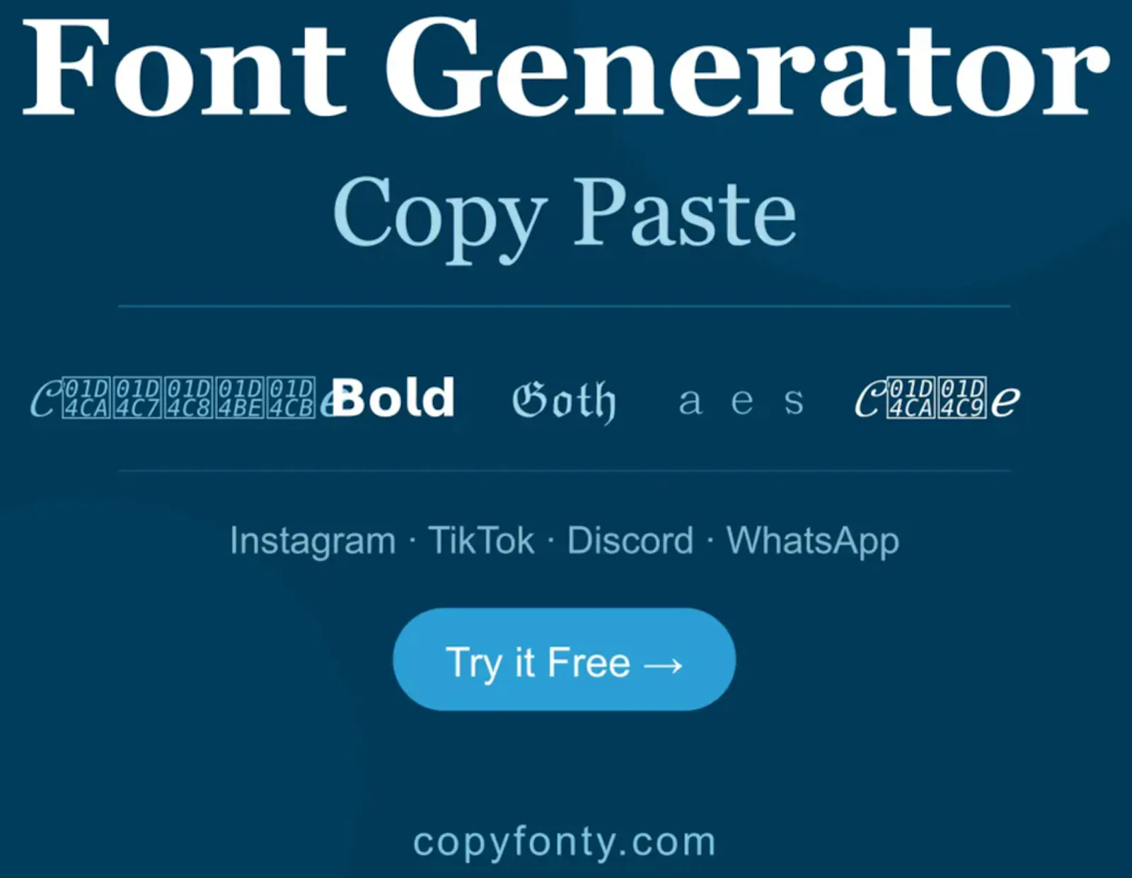 Copy Fonty screenshot 1
