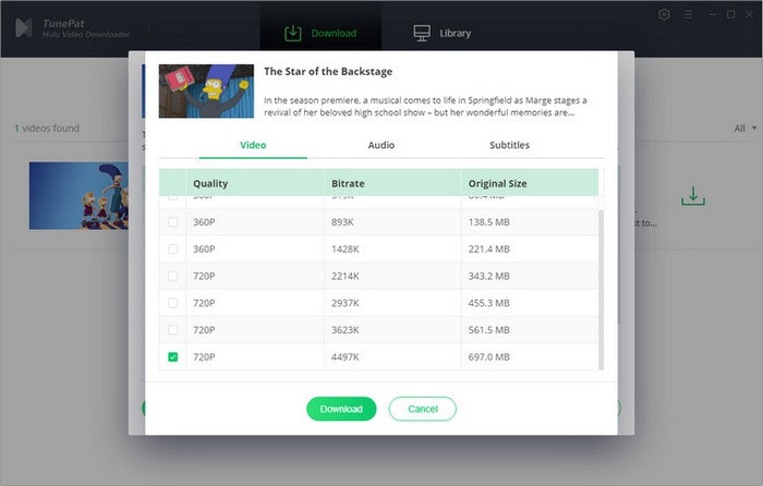 Tunepat Huluビデオダウンローダー - Hulu Video Downloader、Downloader Movies and Shows from Huluメディア2