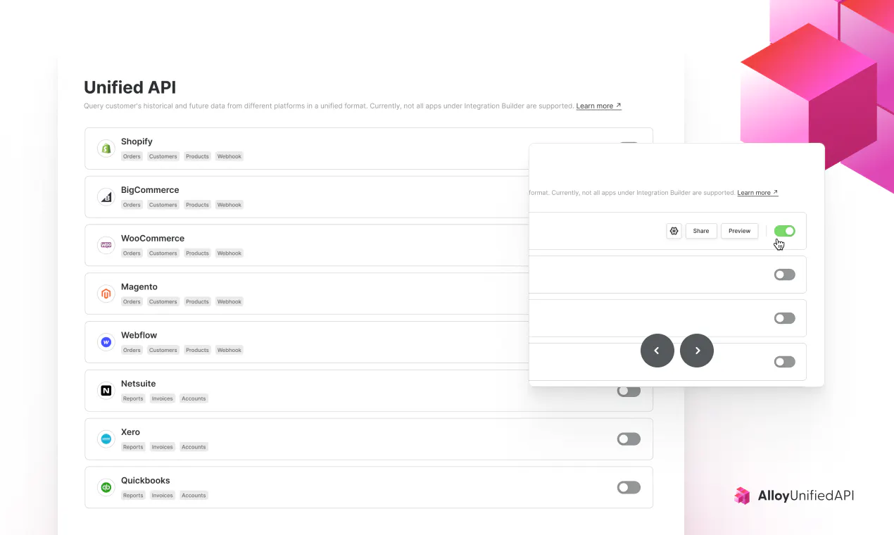 Alloy Unified API gallery image