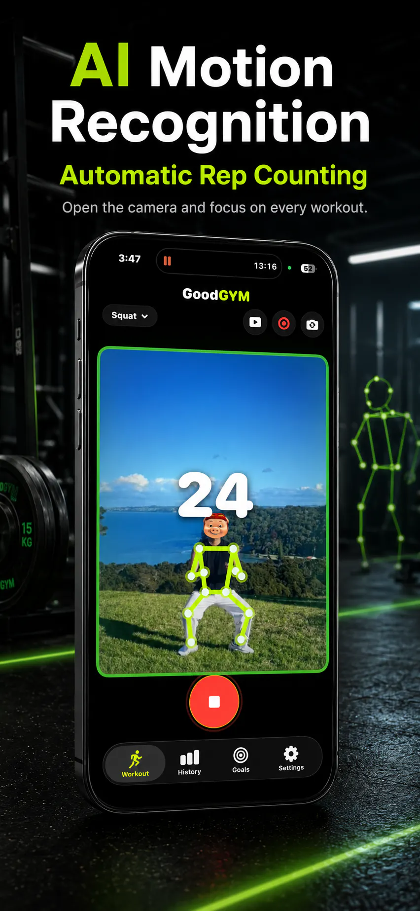 GoodGYM : AI rep counter gallery image