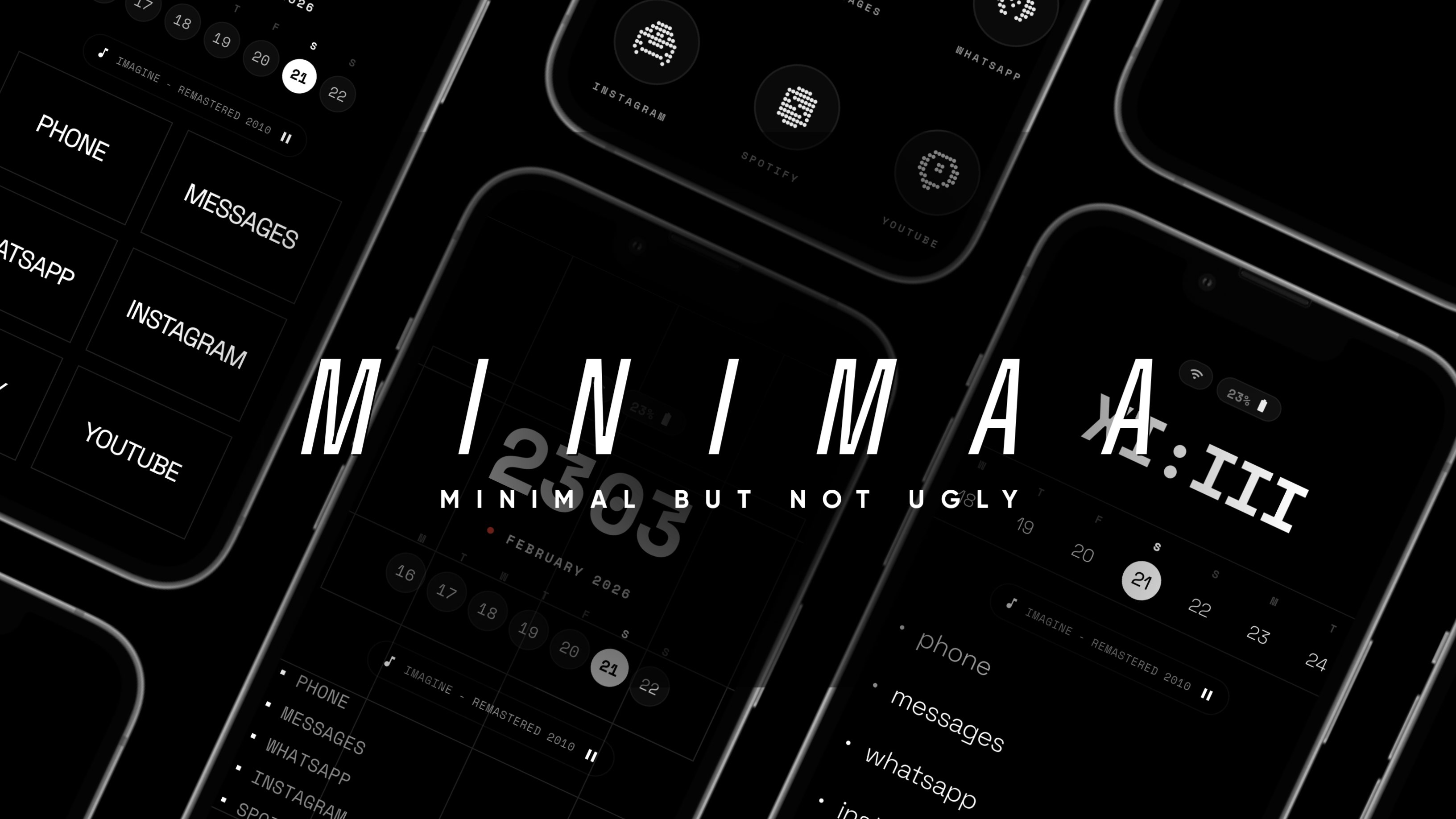 MINIMAA - ANDROID LAUNCHER - NOT UGLY gallery image