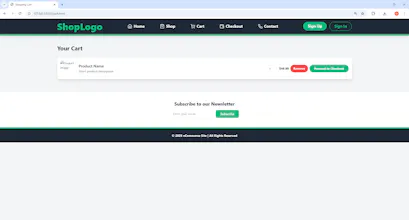 Full eCommerce Website Template gallery image