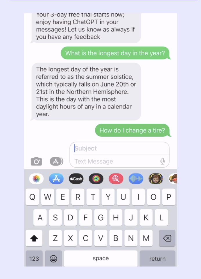 startuptile PocketPal-Text and receive answers in a snap powered by ChatGPT.