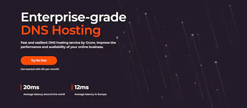 Gcore DNS Hosting gallery image