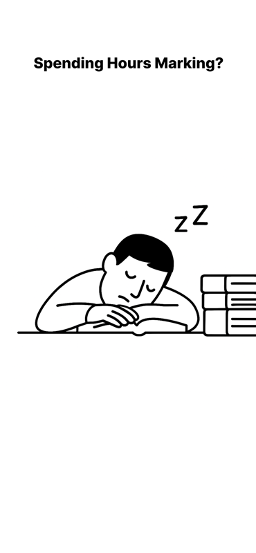 TAI- AI Powered Marking For Educators - Main product screenshot demonstrating key features and user interface