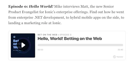 Bet on the Web gallery image