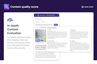 Content Score by Quick Creator gallery image