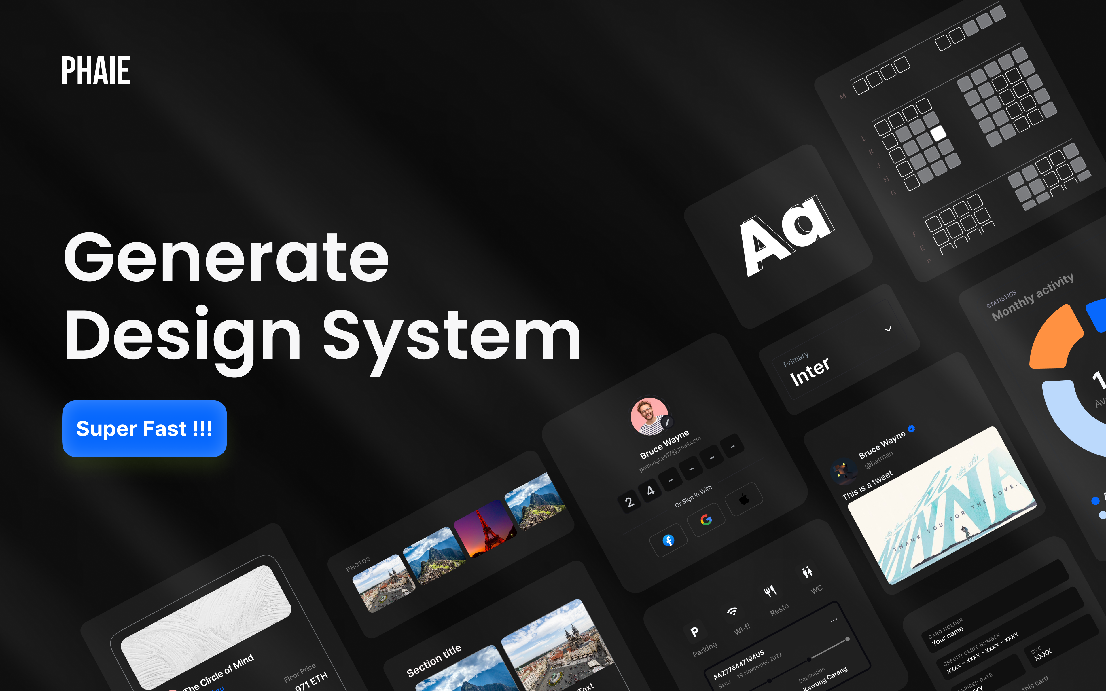 startuptile Phaie AI by Creatr-Create/edit your Design Systems and fix files in seconds