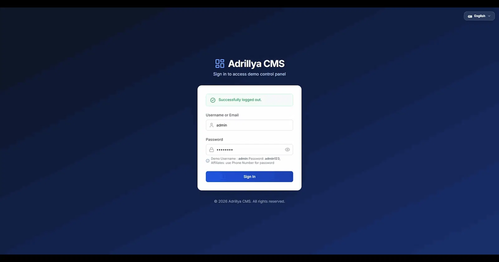 Adrillya CMS Pro screenshot 6