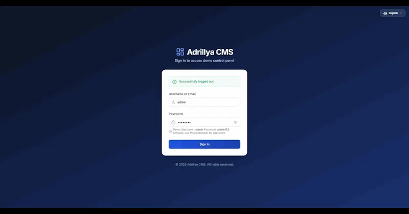 Adrillya CMS Pro screenshot 6