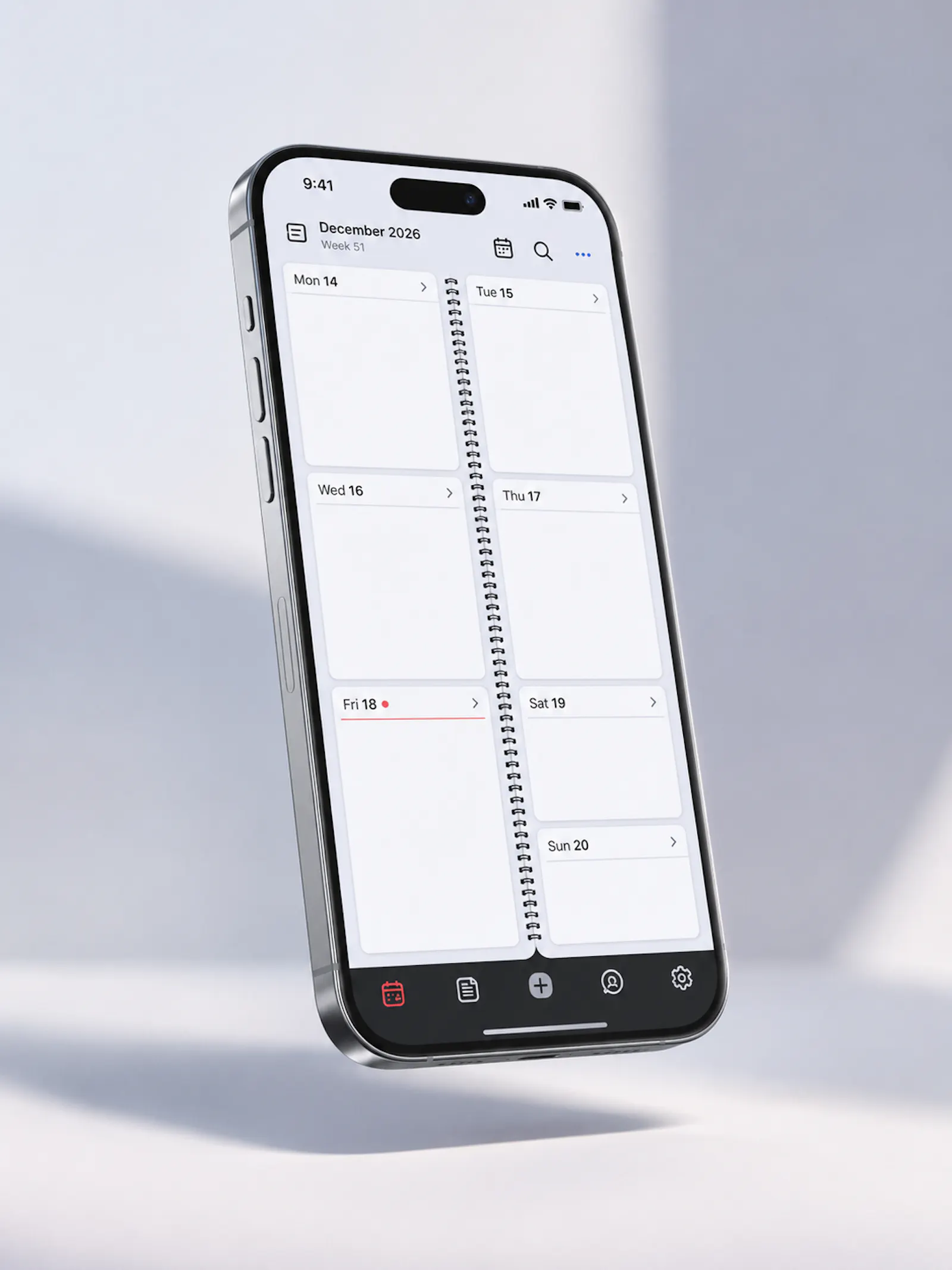 Planner for iOS screenshot 1