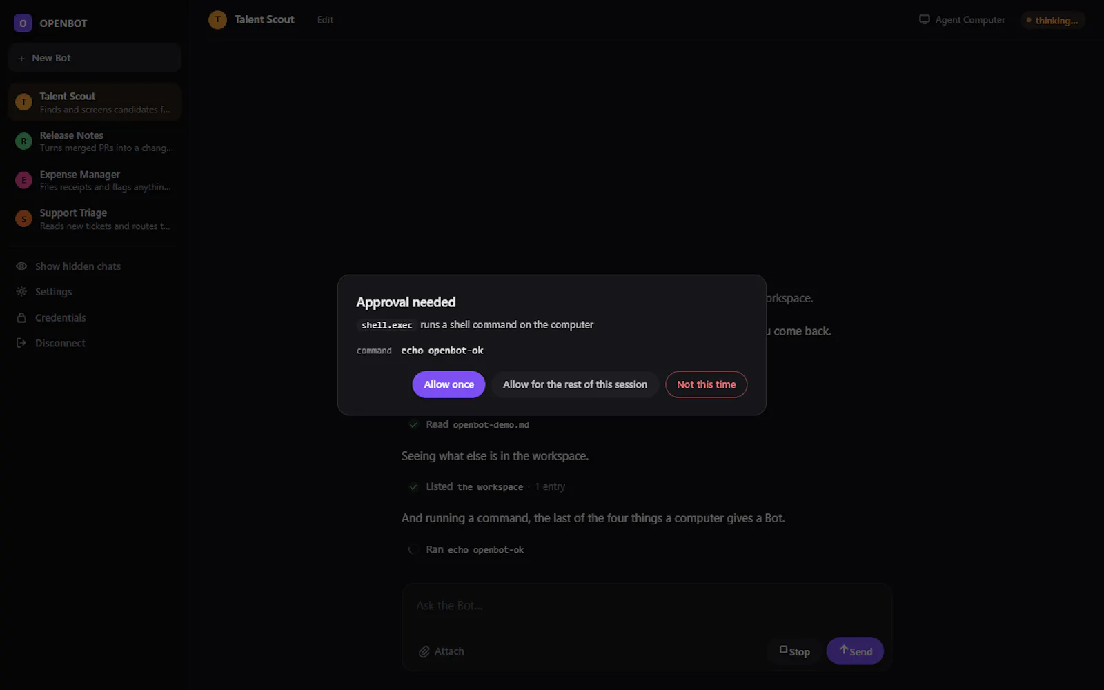 OPENBOT screenshot 3